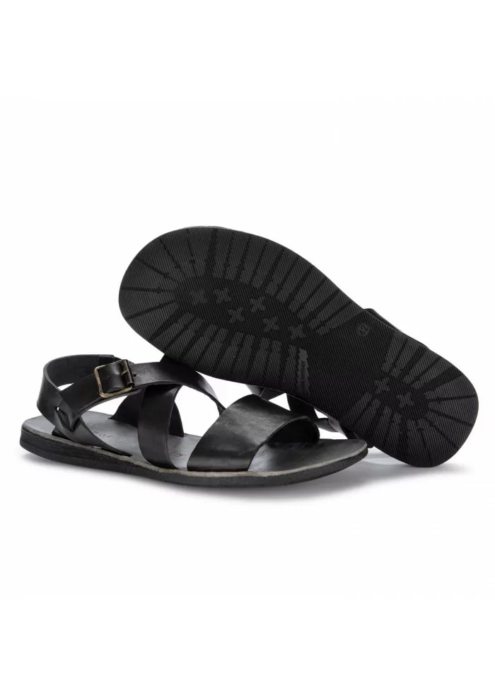 mens sandals brador leather black