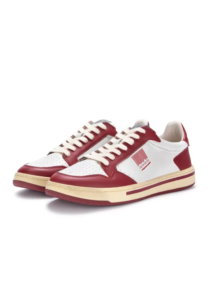 mens sneakers pro 01 ject leather white red