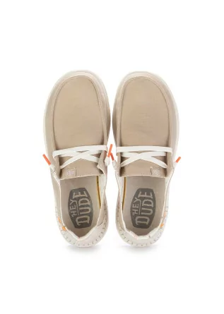 HEY DUDE SHOES | FLAT SHOES WENDY RISE BEIGE
