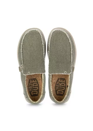 HEY DUDE SHOES | FLAT SHOES MIKKA BRAIDED MILITARY GREEN