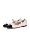 LORENA PAGGI | BALLERINE PLONGE' BIANCO NERO