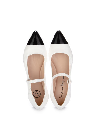 LORENA PAGGI | BALLERINE PLONGE' BIANCO NERO
