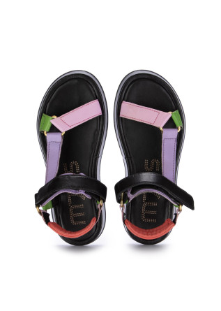 MJUS | SANDALS PLATFORM LEATHER MULTICOLOR