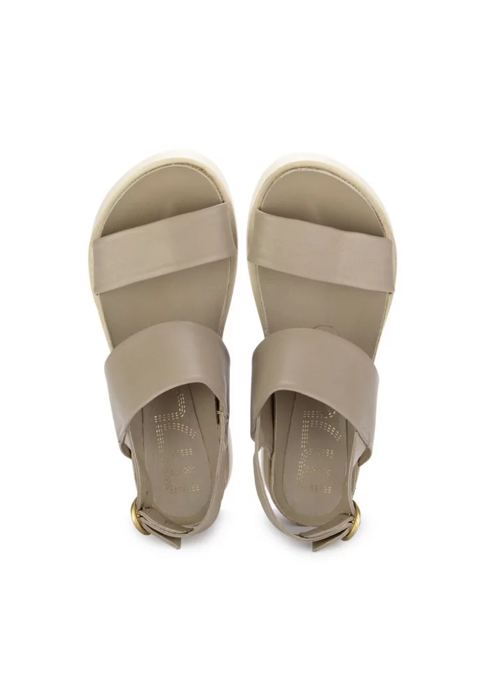 womens platform sandals mjus grey leather