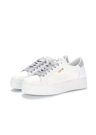 womens sneakers mjus leather white grey