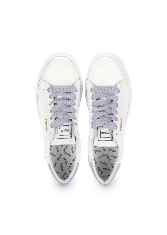 sneakers donna mjus pelle bianco grigio
