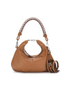 GIANNI CHIARINI | BORSA A SPALLA SOL TEEN MARRONE TOFFEE