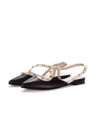 sandali donna il borgo firenze impero pelle nero