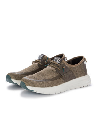 mens sneakers hey dude shoes sirocco brown