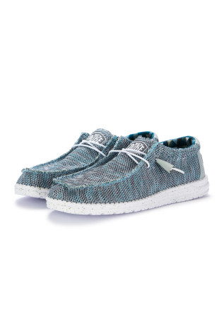 mens flat shoes hey dude shoes wally sox ice grey