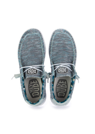 HEY DUDE SHOES | FLAT SHOES WALLY SOX ICE GREY