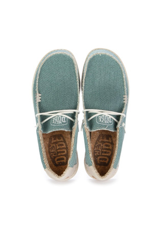 HEY DUDE SHOES | FLAT SHOES WALLY BRAIDED TURQUOISE