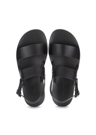 MANOVIA 52 | SANDALS STRAP LEATHER BLACK