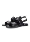 MANOVIA 52 | SANDALEN RIEMEN LEDER SCHWARZ