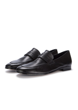 mens loafers manovia 52 nappa black