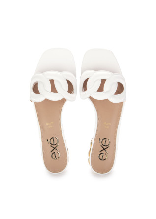 EXÉ | HEEL SANDALS KATY WHITE GOLD