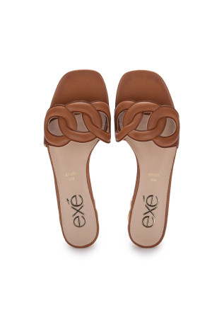 EXÉ | HEEL SANDALS KATY BROWN GOLD