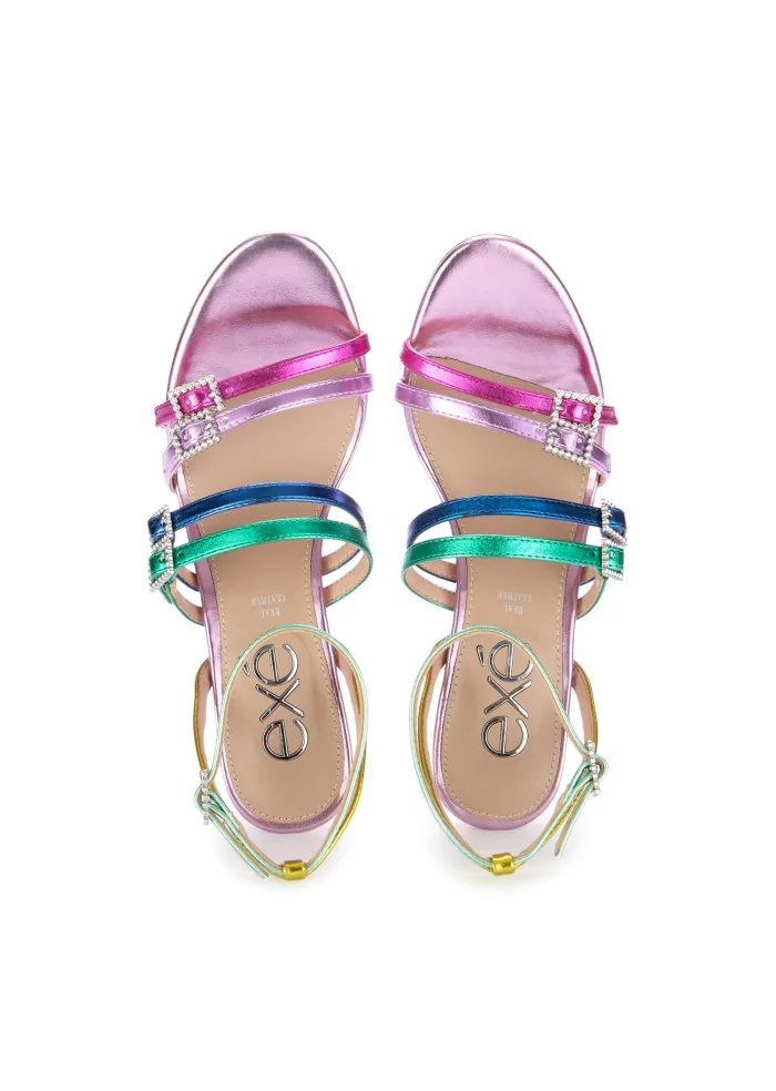 womens heel sandals exe rebeca multicolor