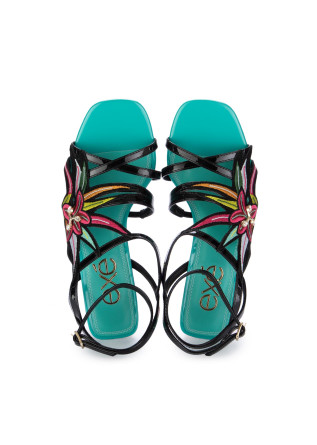 EXÉ | HEEL SANDALS LUISA FLOWER MULTICOLOR