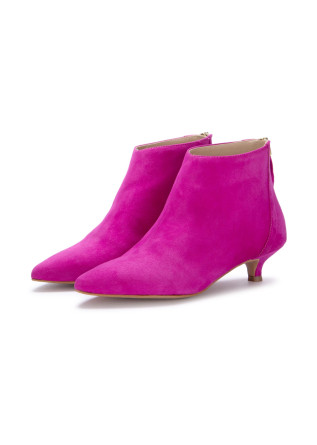 heel ankle boots positano in love carmen suede cyclamen