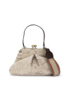 LE DAF | HANDBAG SCATTO CRETA KHAKI