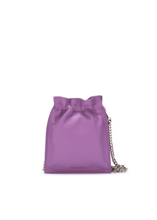 womens cross body bag orciani mini petit soft leather wisteria