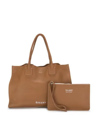 womens handbag bagghy leather brown