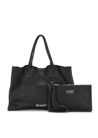 womens handbag bagghy leather black