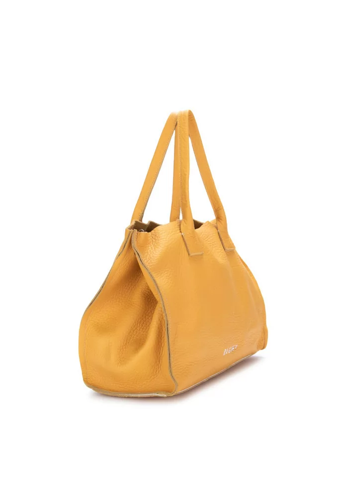 womens handbag bagghy leather mustard yellow
