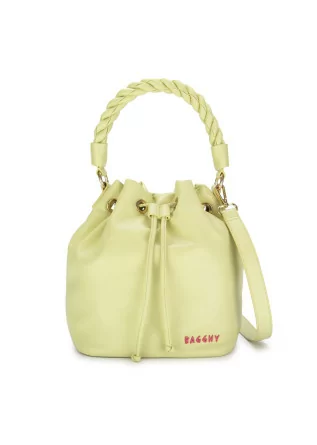 bucket bag bagghy soft pastel yellow