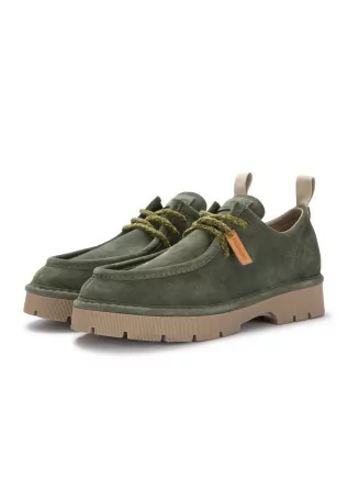 mens creeper shoes panchic suede green