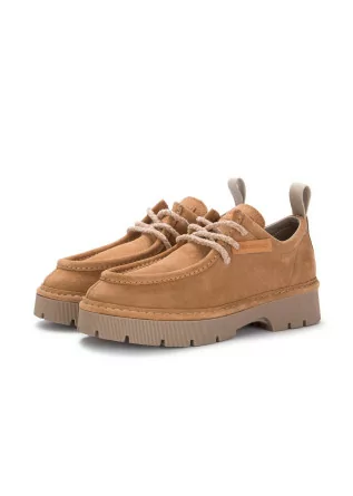 womens creeper shoes panchic suede light brown