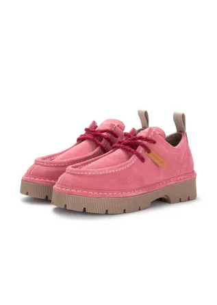 womens creeper shoes panchic suede pink