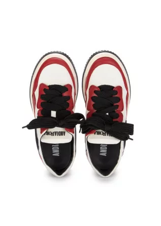 ANDIA FORA | SNEAKERS MEET LEATHER RED WHITE