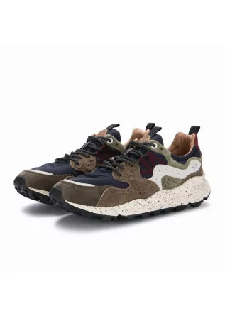 mens sneakers flower mountain yamano blue brown