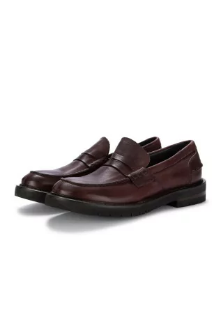 mens loafers moma cusna leather ebony brown