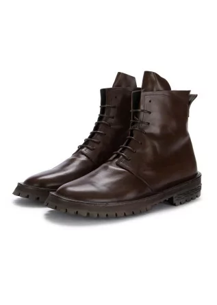mens ankle boots moma tebe leather dark brown