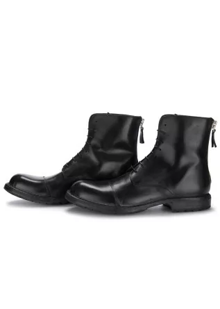 MOMA | ANKLE BOOTS WAXED LEATHER BLACK