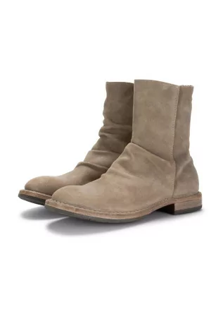 womens ankle boots moma saturnia suede beige