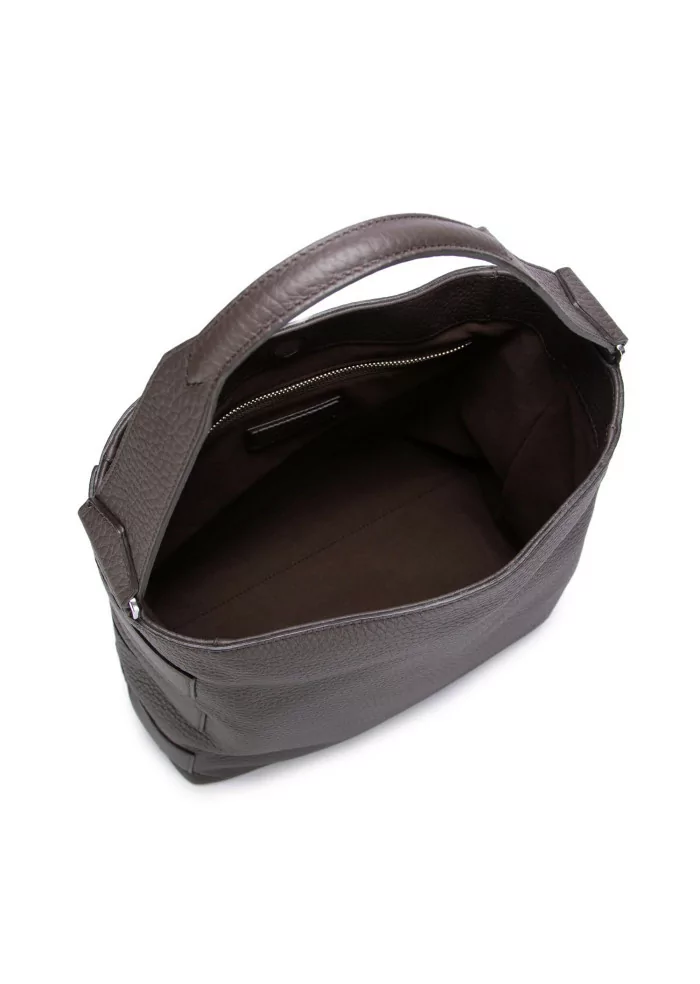 womens shoulder bag orciani nilla soft dark brown