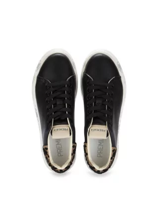 PREMIATA | SNEAKERS BELLE LEATHER BLACK SPOTTED