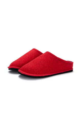 womens slippers loewenweiss felt red blue