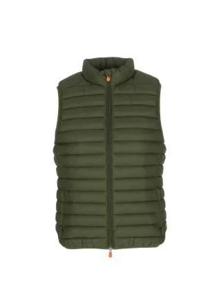 womens vest save the duck charlotte military green