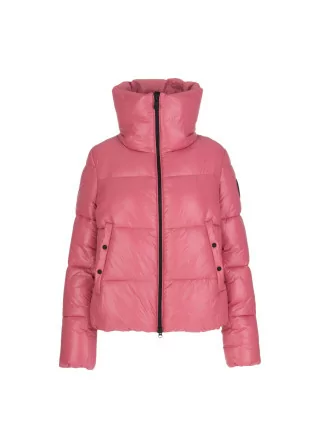 womens puffer jacket save the duck isla pink