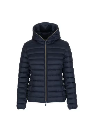 womens down jacket save the duck alexis blue