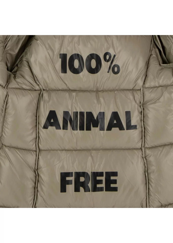 womens down jacket save the duck ines beige