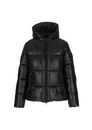 womens down jacket save the duck lois black
