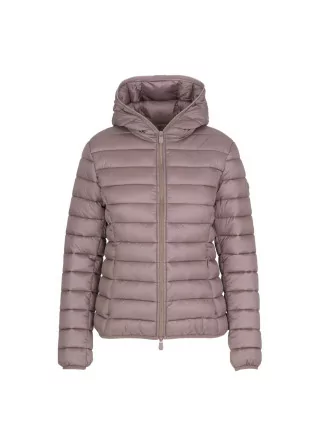 womens down jacket save the duck alexis antique pink