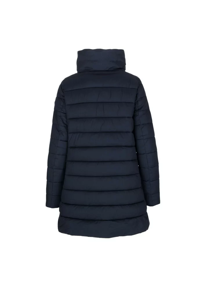 womens down jacket save the duck lydia blue