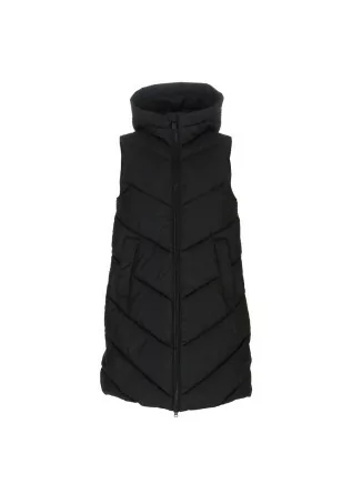 womens down vest save the duck judee black